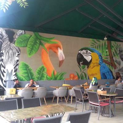 Restaurant - Cafeler İçin Duvar Resmi Boyama